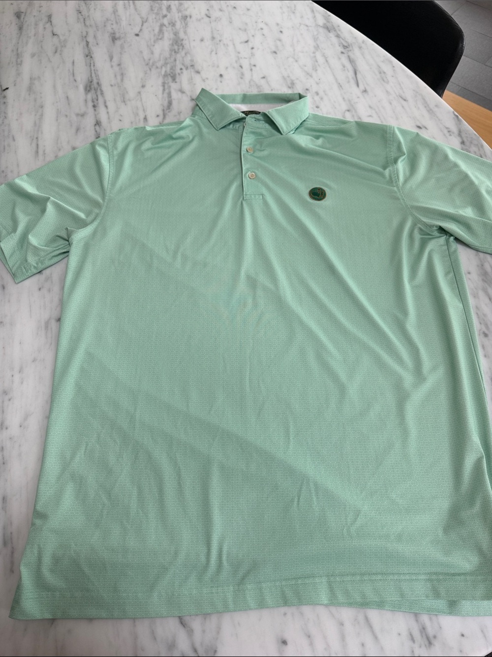 Masters Mint Green Polo Shirt with Subtle Logo